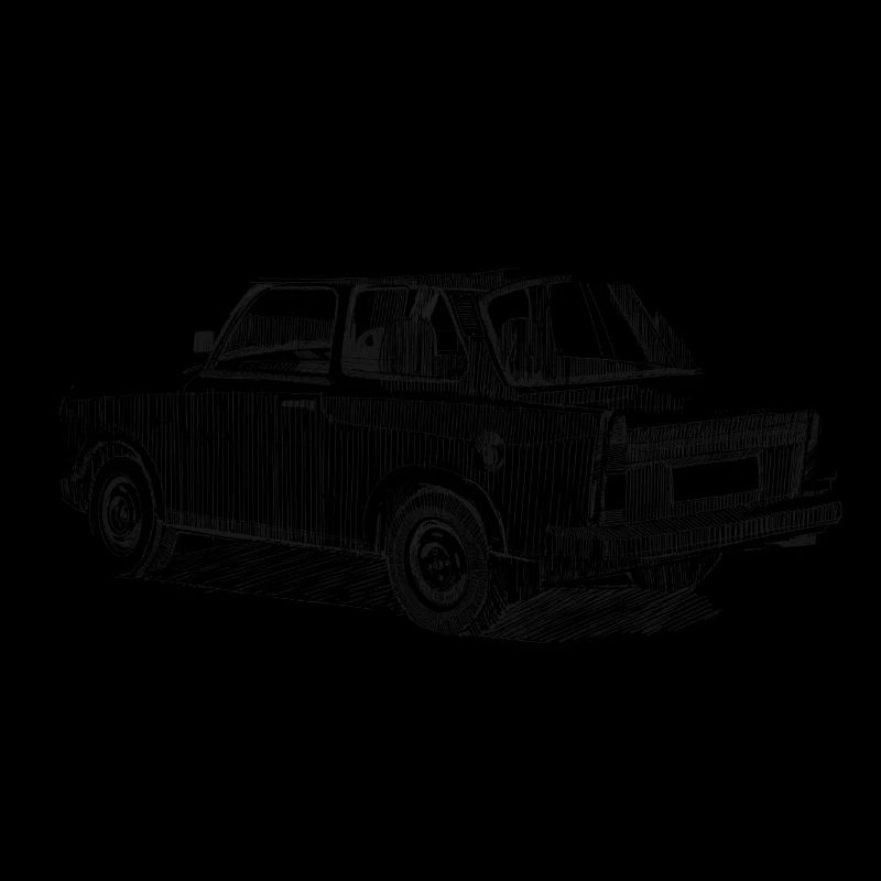 Trabant dessiné à la main