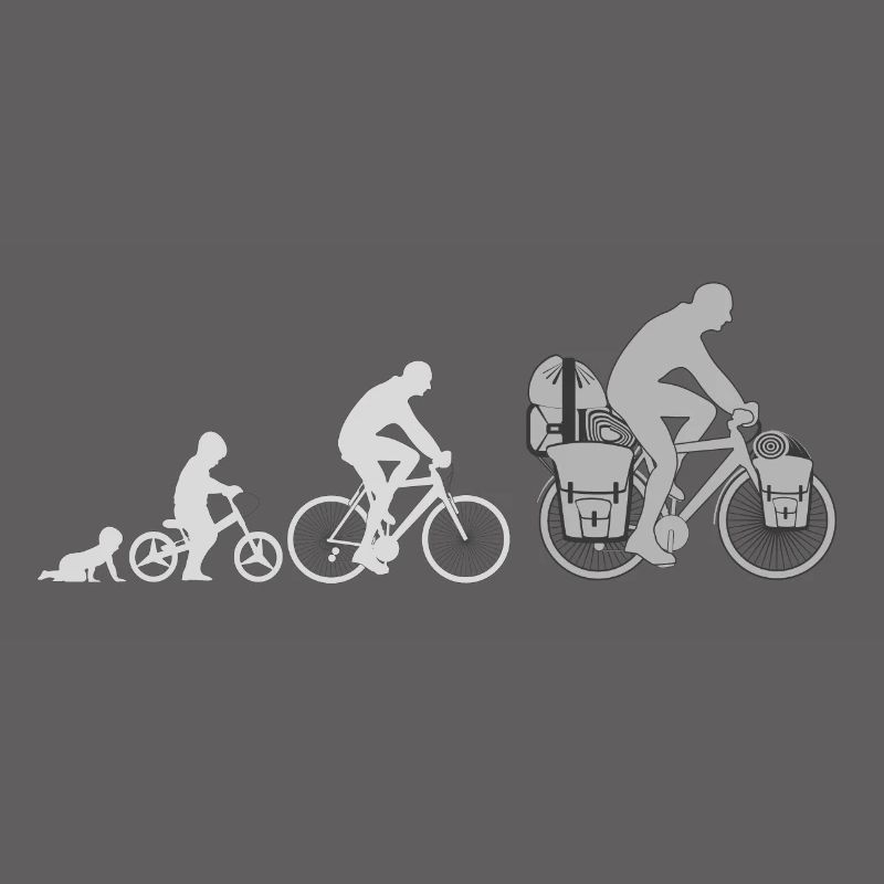 Evolution Radfahrer, Radreisender