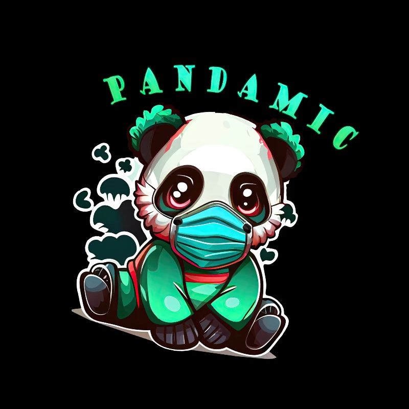 Panda-Pandamic Cute Sitting