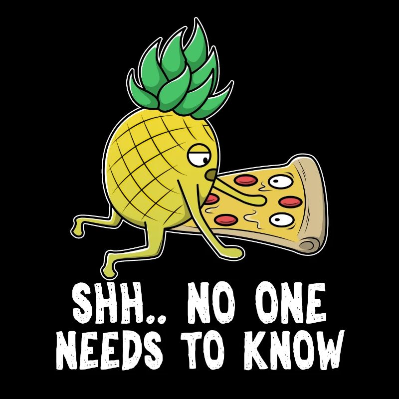 Pizza und Ananas Hawaii Pizza