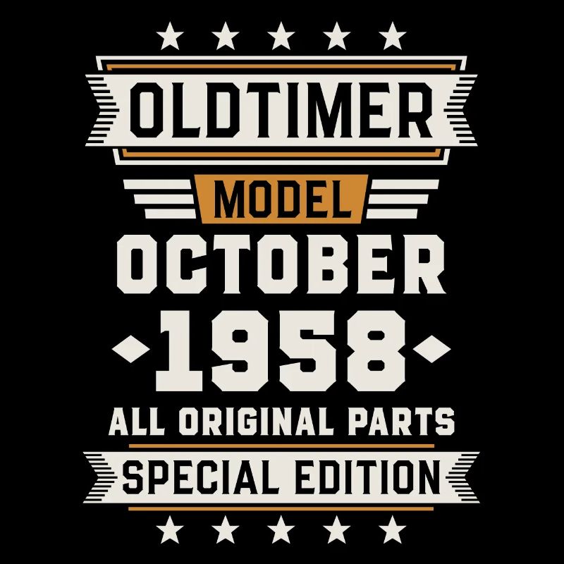 Oldtimer Octobre 1958 Cadeau d’anniversaire