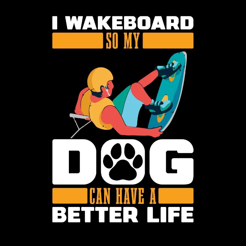 Wakeboard Wakeboarder Hund