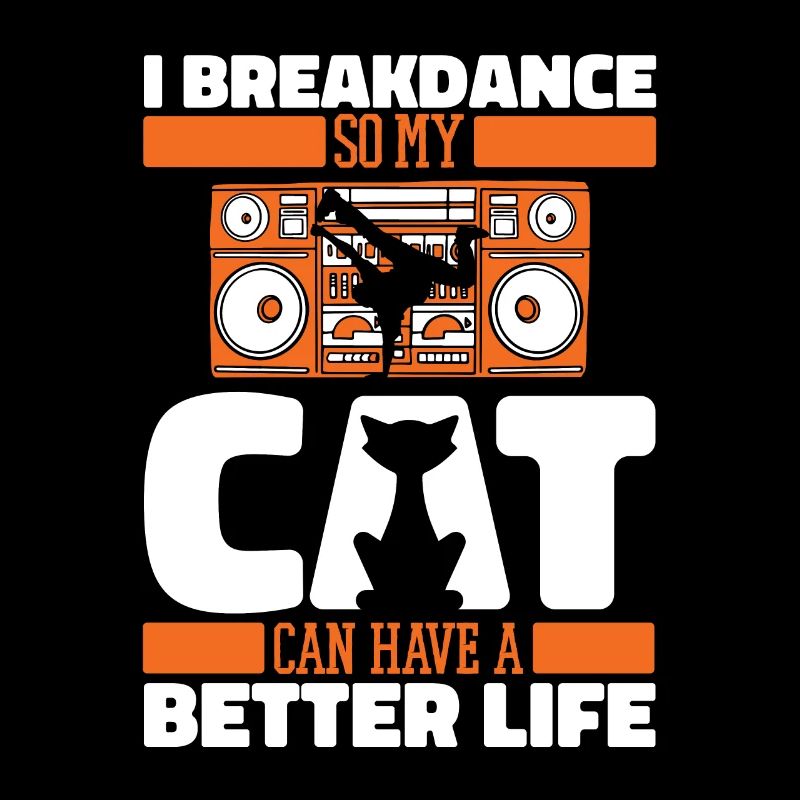 Breakdance Breakdancer Breakdancing Cat