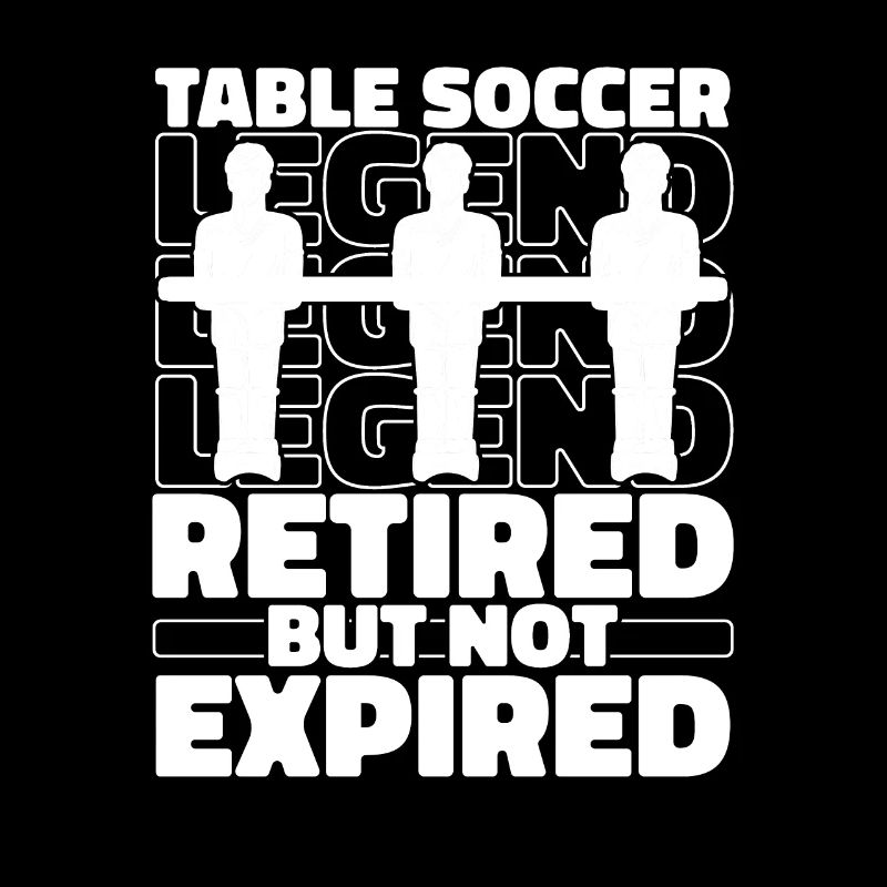Retired foosball table