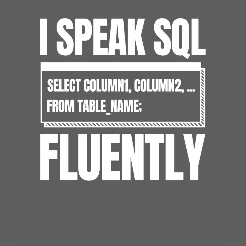 Developer Coder Programmer Sql