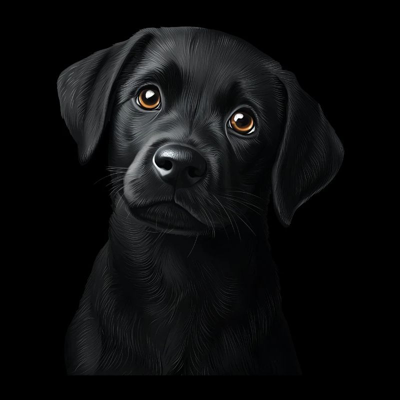 Schwarzer Labrador
