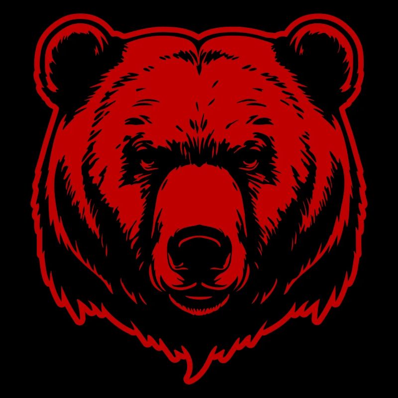 Bear Grizzly Head