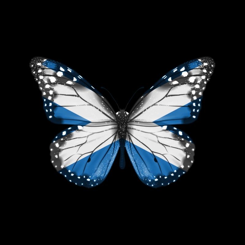 Drapeau papillon de l'ecosse