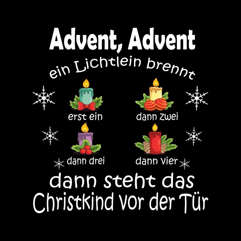 Advent Advent Christkind Gedicht Weihnachten