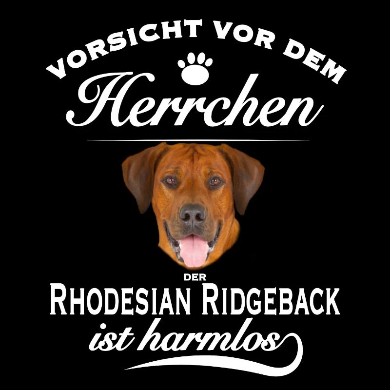 Vorsicht vor dem Herrchen - Rhodesian Ridgeback