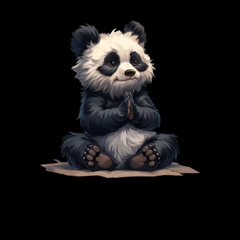 Panda Bear Yoga Panda géant japonais