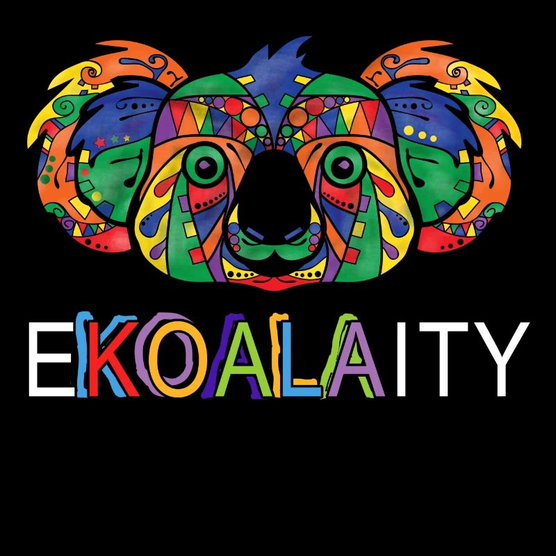 Ekoalaity - Mignon fierté drôle de koala arc-en-ciel