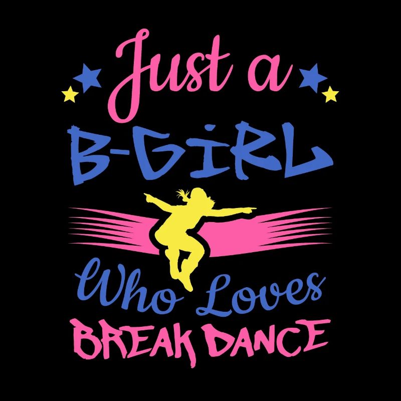 Breakdancer B-Mädchen, das Breakdance liebt