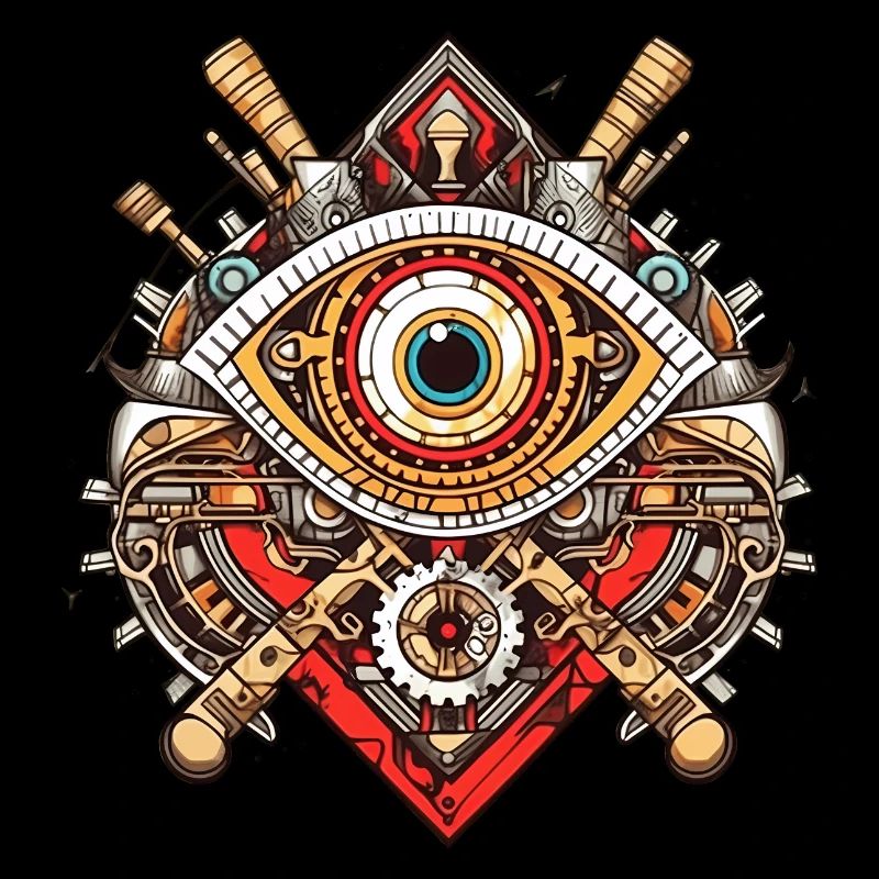 L’œil de la machine : une création steampunk