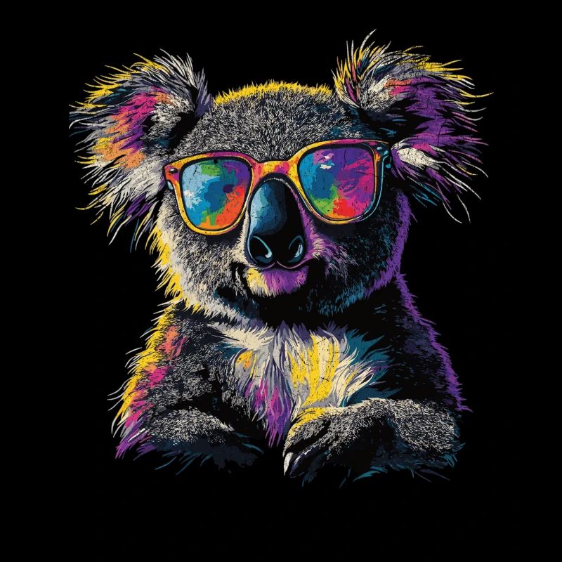Koala with sunglasses