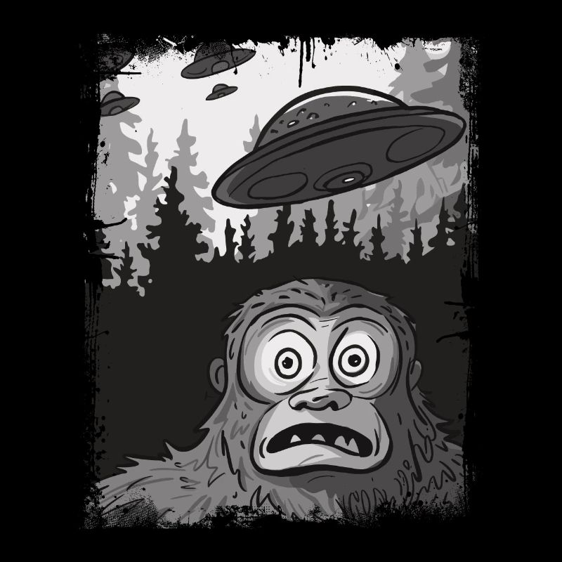 Funny Gorilla UFO Weird Stuff Meme