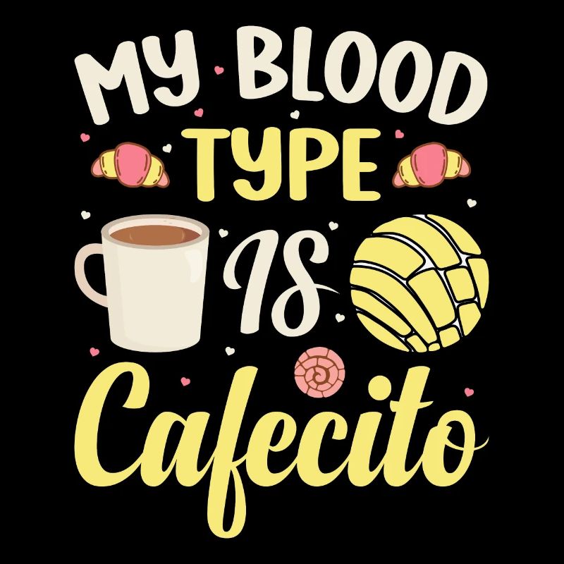 Spanisches Kaffeedesign „cafecito & Concha Lovers“