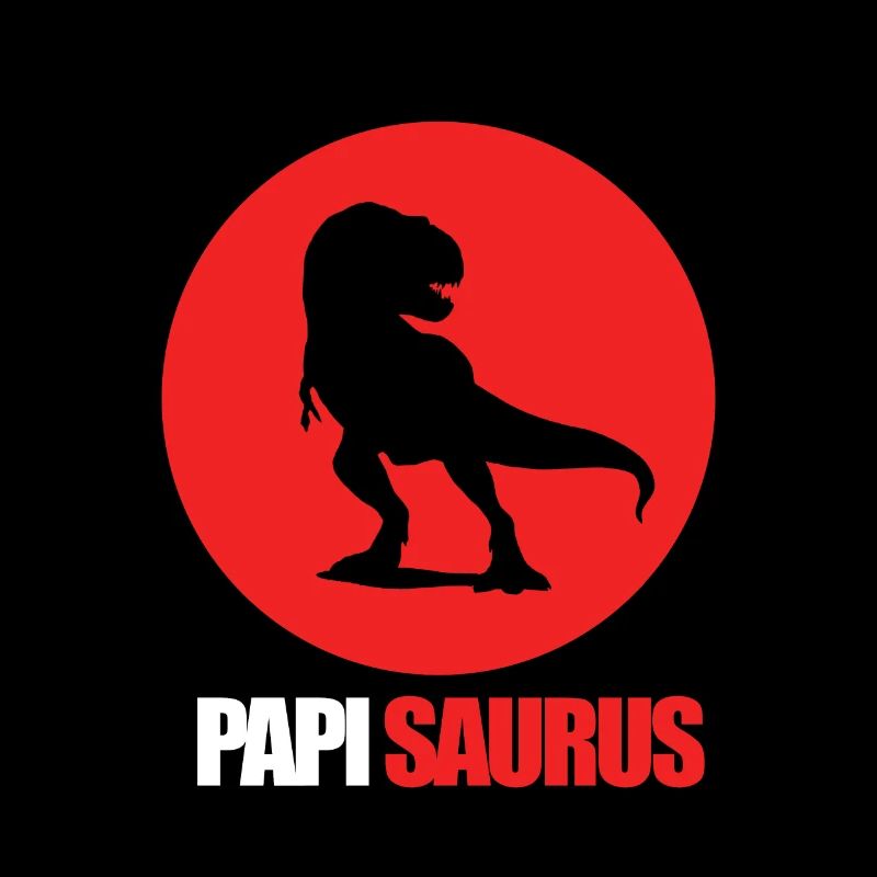 PAPI SAURUS - humour - ROUGE