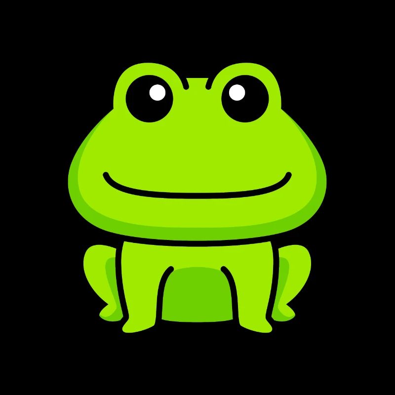 Frosch Comic Tier