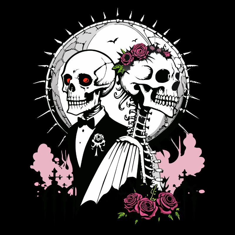Wedding Skull // Totenkopf Hochzeit // Ehe FS0126