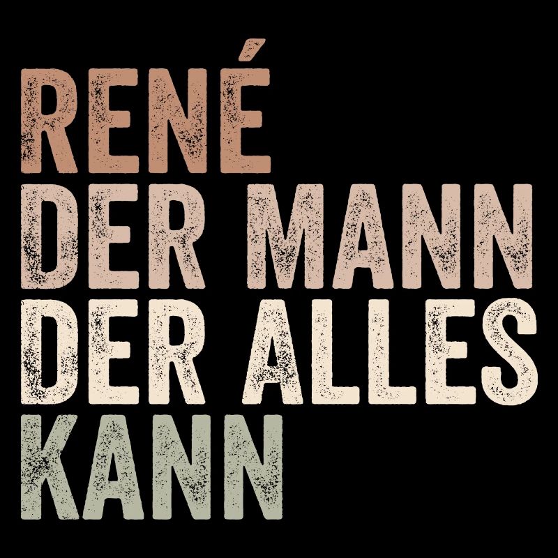 Rene The man who can do everything First name René