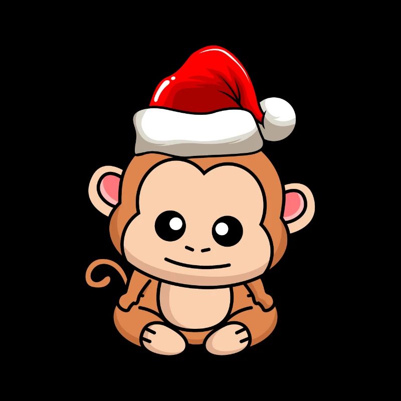 Monkey Comic Christmas