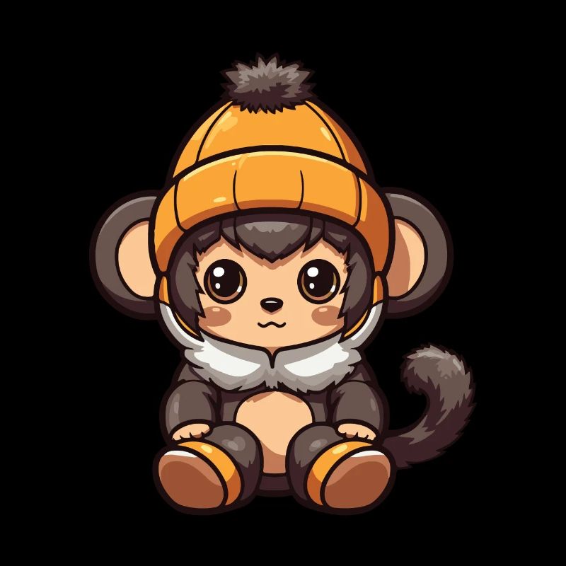 Monkey Winter Comic
