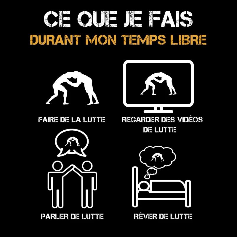 ce que je fais durant mon temps libre Lutte