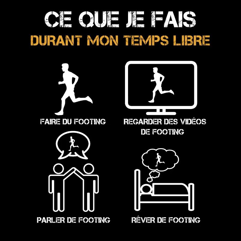 ce que je fais durant mon temps libre footing