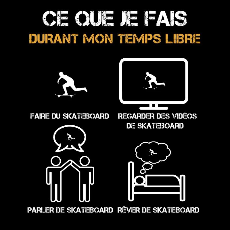 ce que je fais durant mon temps libre skateboard