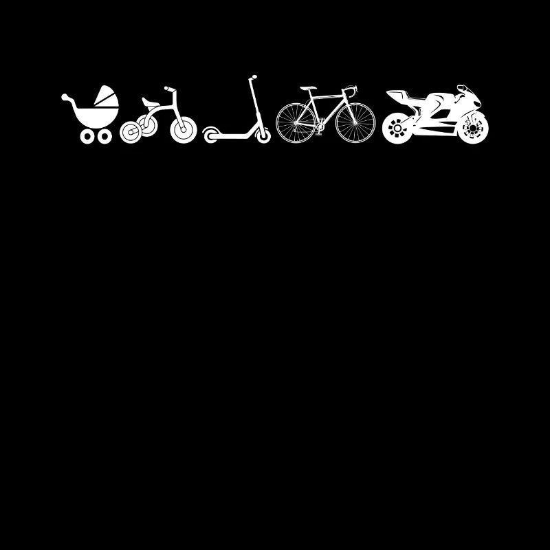 Biker Evolution Motorrad lustig Geschenk