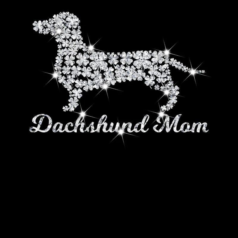 Bling Dachshund Mom