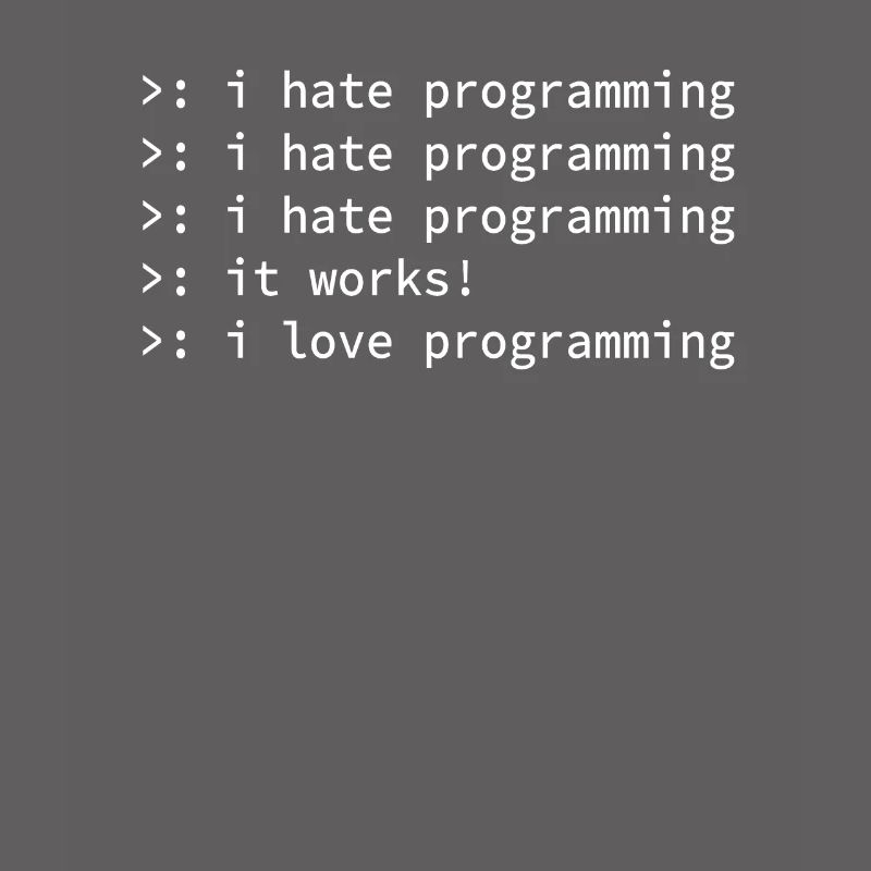 Programmierer Coden Hass Nerd Geek lustig Geschenk