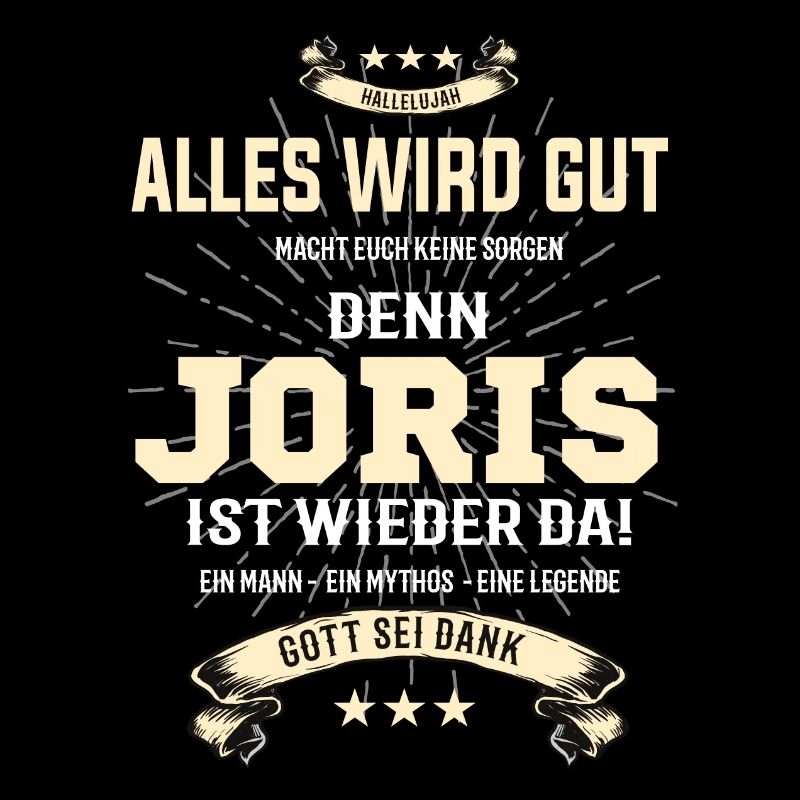 alles wird gut denn Joris Ist da T-Shirt