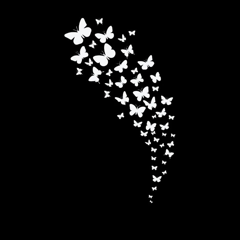 beau essaim papillon
