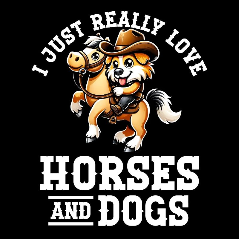 Ich Liebe Pferde Und Hunde