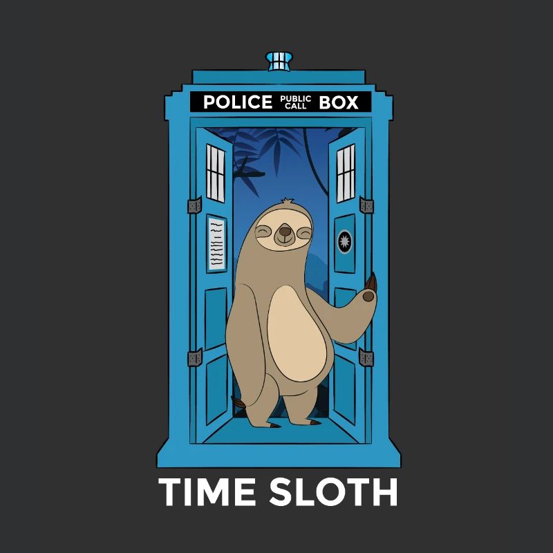 Zeitfaultier Zeitreise Time Sloth