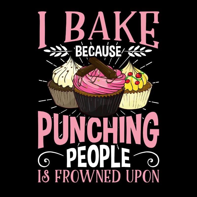 Grober Cupcake Bäcker Humor Backen