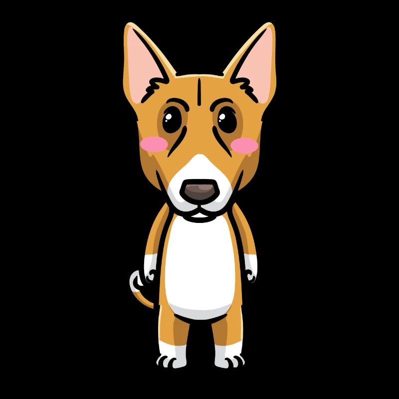 Émoticône de chien Basenji