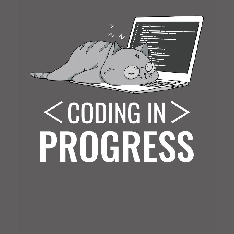 Programmieren Computer Nerd Katze