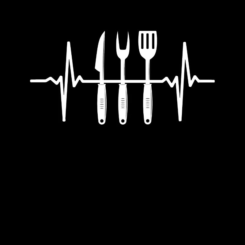 Grilling Heartbeat Grill Pulse BBQ ECG Barbecue