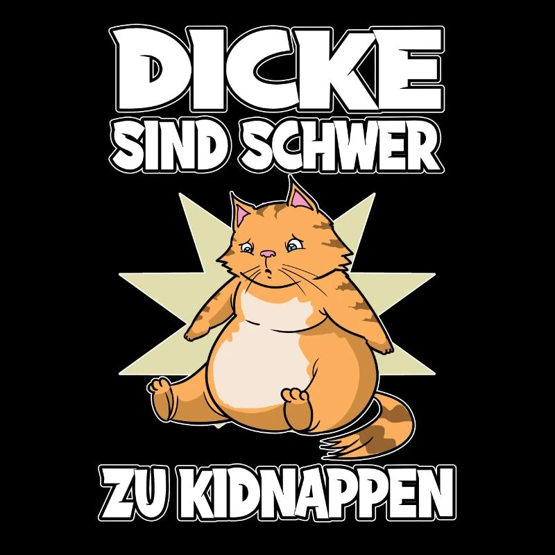 Dicke Katze Dicke Sind Schwerer Zu Kidnappen