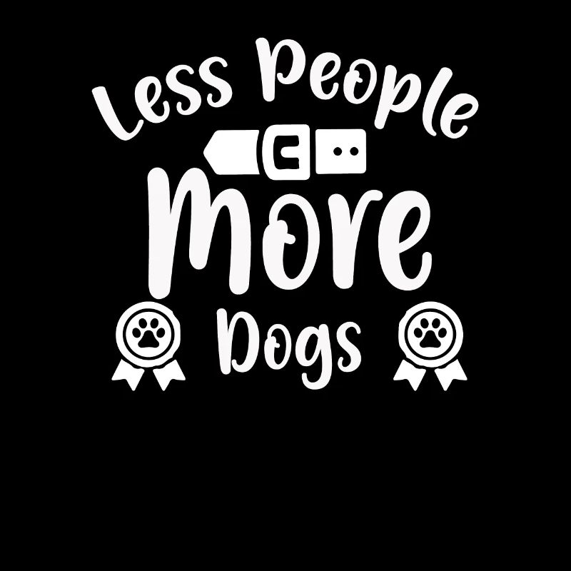 Moins de gens plus de chiens