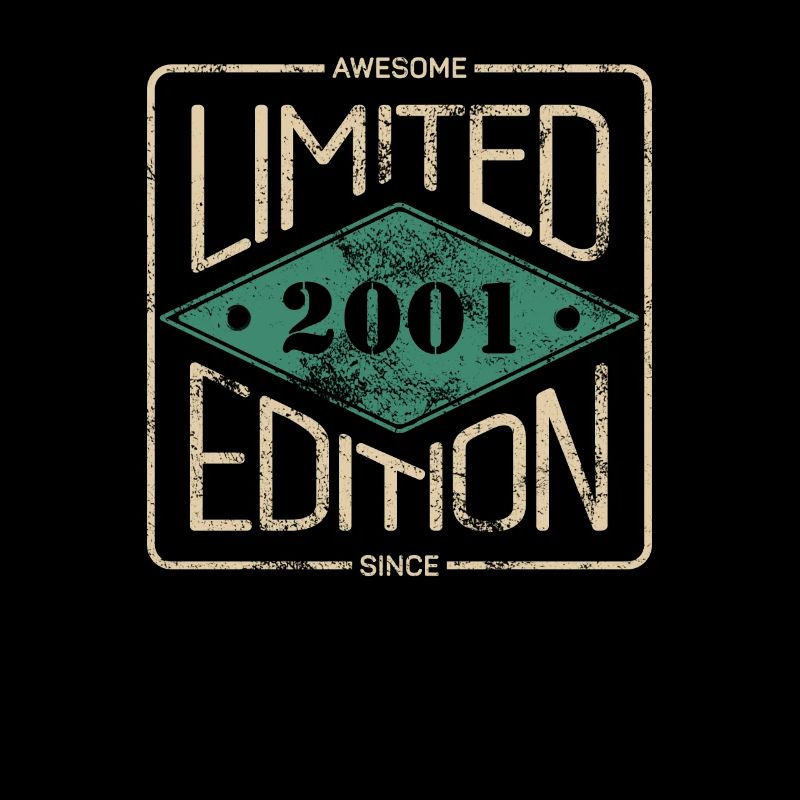 Awesome Since 2001 Retro Vintage Design