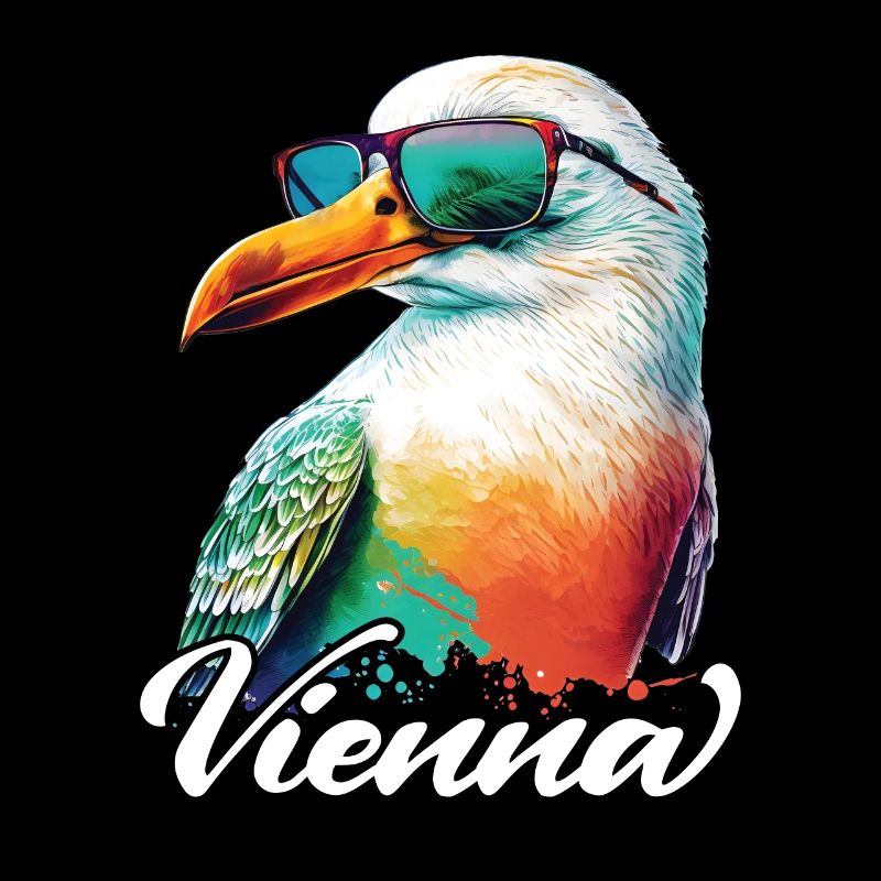 Vienne Autriche Vacances Mouette avec lunettes de soleil
