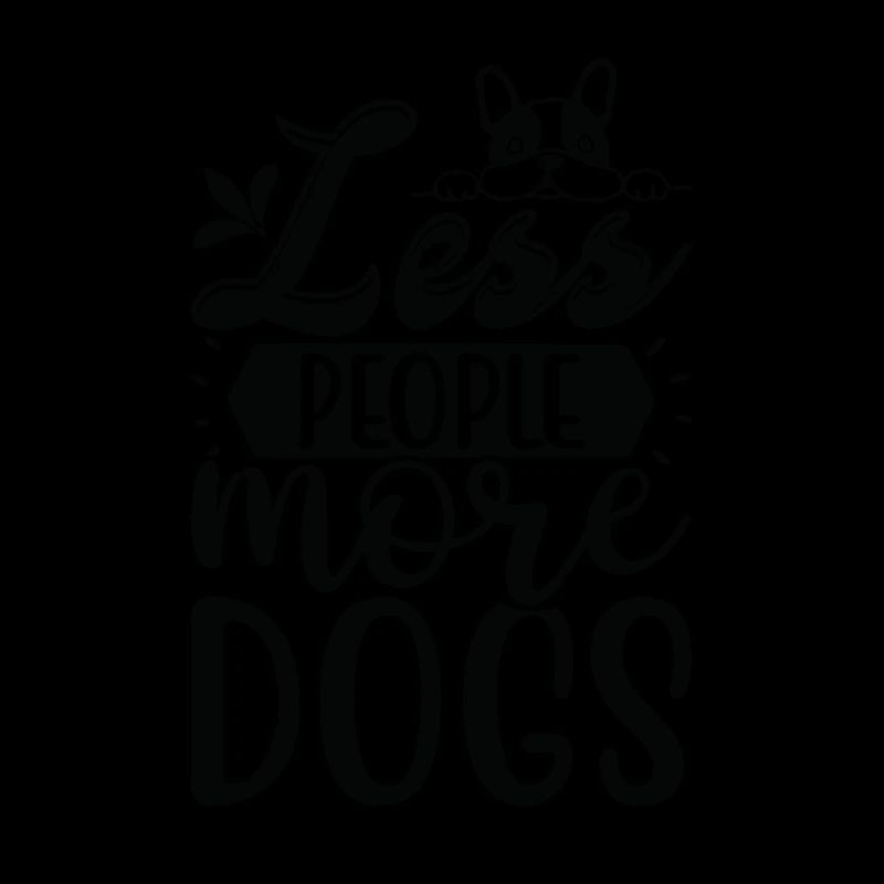 Moins de gens plus de chiens