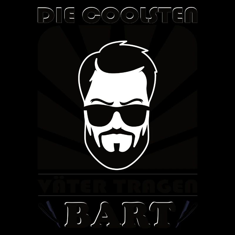 Die coolsten Väter tragen Bart