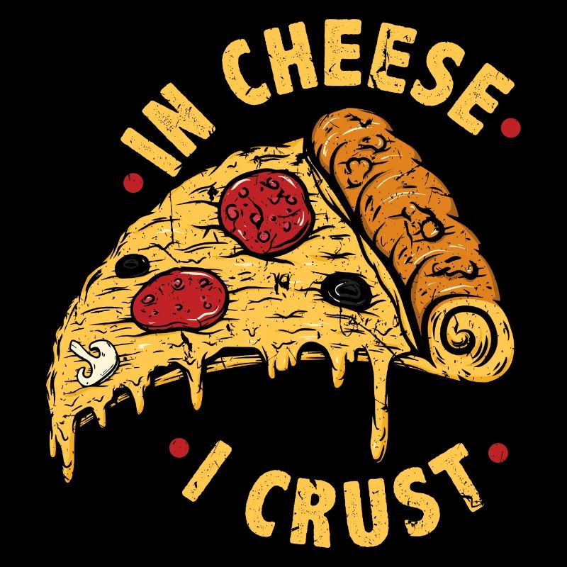 Käse Kruste Lustige Pizza
