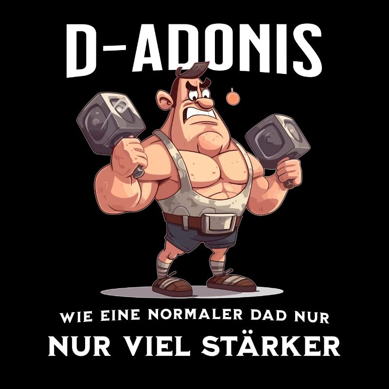 Papa Geschenk Vatertag D-Adonis