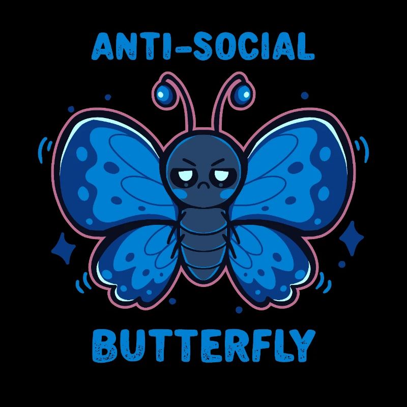 Antisozialer Schmetterling